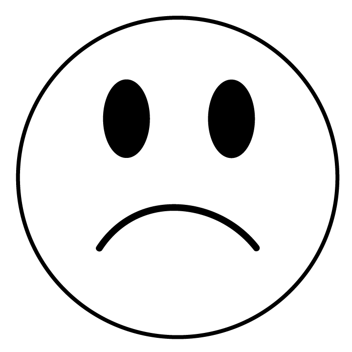 sad face free clipart 7