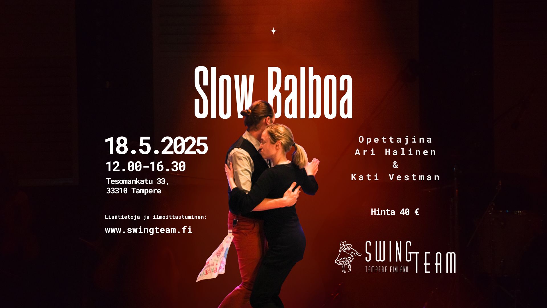 Slow Balboa Workshop 18.5.2025